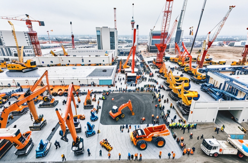 спецтехника SANY на выставке Bauma China